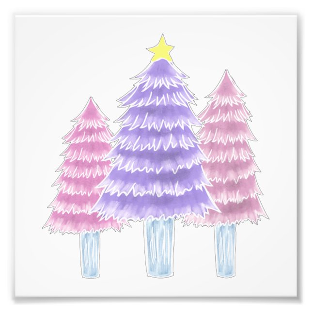 Impression Photo arbre de noël 45 (Devant)