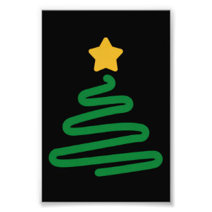 Impression Photo Arbre de Noël drôle