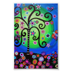 Impression Photo arbre de papillon de la vie