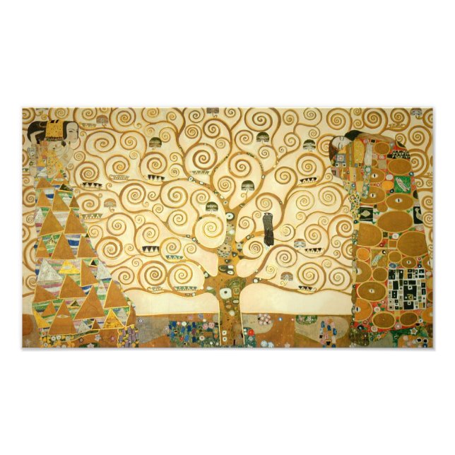 Impression Photo Arbre de vie de Gustav Klimt (Devant)