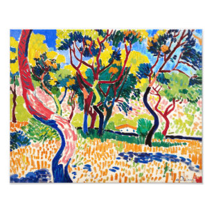 Impression Photo Arbres à Collioure André Derain