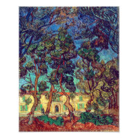 Arbres au jardin de l'hôpital | Van Gogh |
