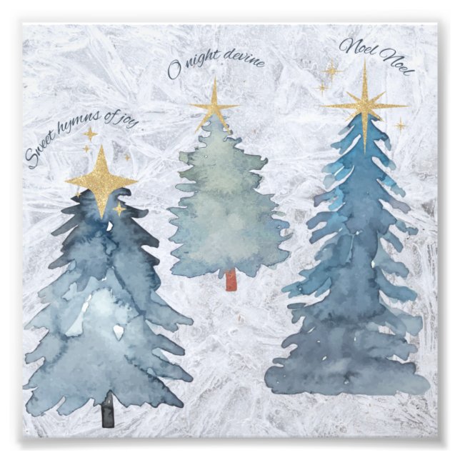 Impression Photo Arbres de vacances (Devant)