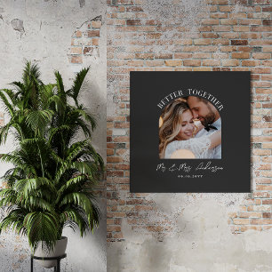 Impression Photo Arc de charbon mariage cadeau décoration maison