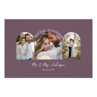 Arc élégant violet pour décor de cadeau de mariage