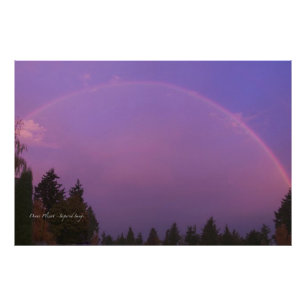 Impression Photo Arc-en-ciel à l'aube