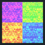 Impression Photo Arc en ciel bulle envelopper pop art<br><div class="desc">Motif d'enveloppement de bulle d'art pop en couleurs arc-en-ciel</div>