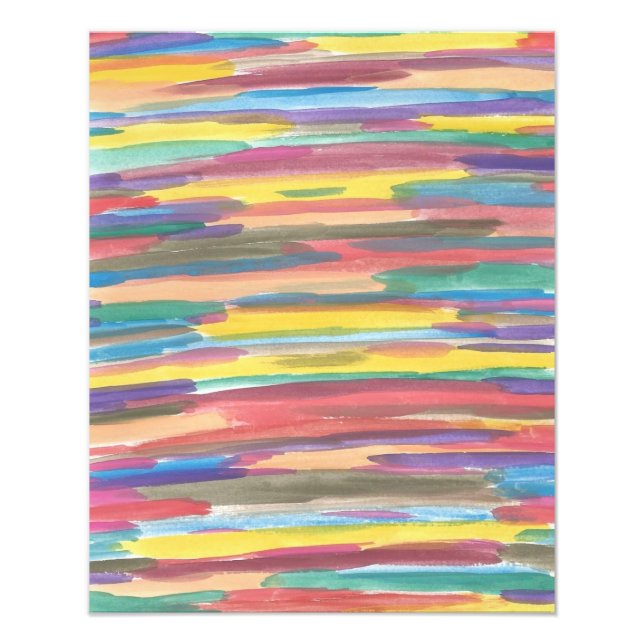 Impression Photo Arc-en-ciel - Imprimer l'art Abstrait (Devant)