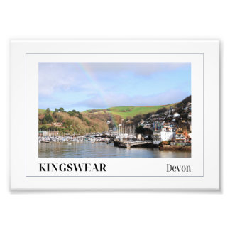 Impression Photo Arc en ciel sur Kingswear, Devon