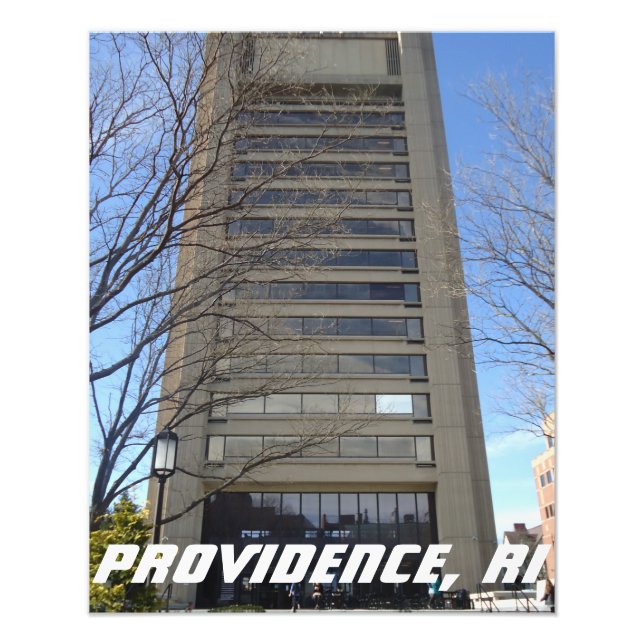 Impression Photo Architecture excentrique, rue Thayer, Providence,  (Devant)