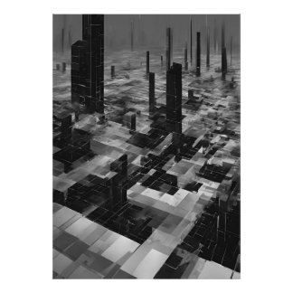 Impression Photo Architecture monochrome cyberville brutaliste
