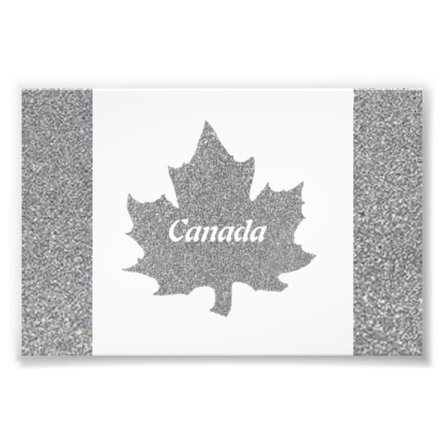 IMPRESSION PHOTO ARGENT DU CANADA (Devant)