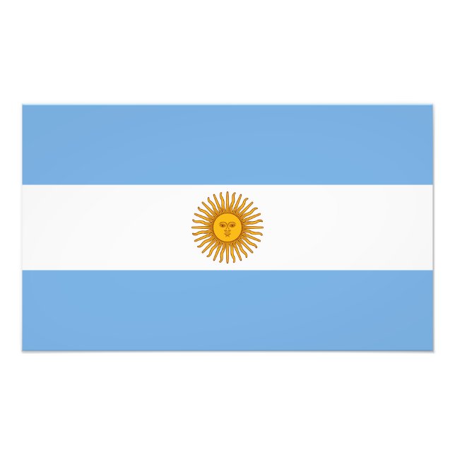 Impression Photo Argentine (Devant)