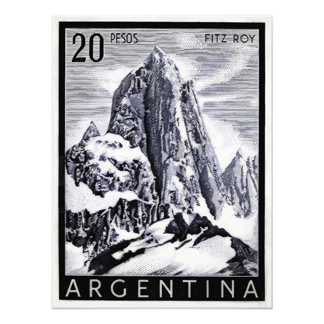 Impression Photo Argentine El Chalten (Devant)