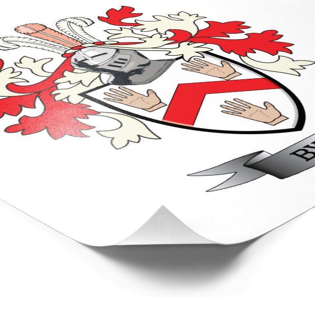 Impression Photo Armoiries de Byrne (Coin)