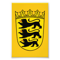 Armoiries de l'État allemand Bade-Wurtemberg