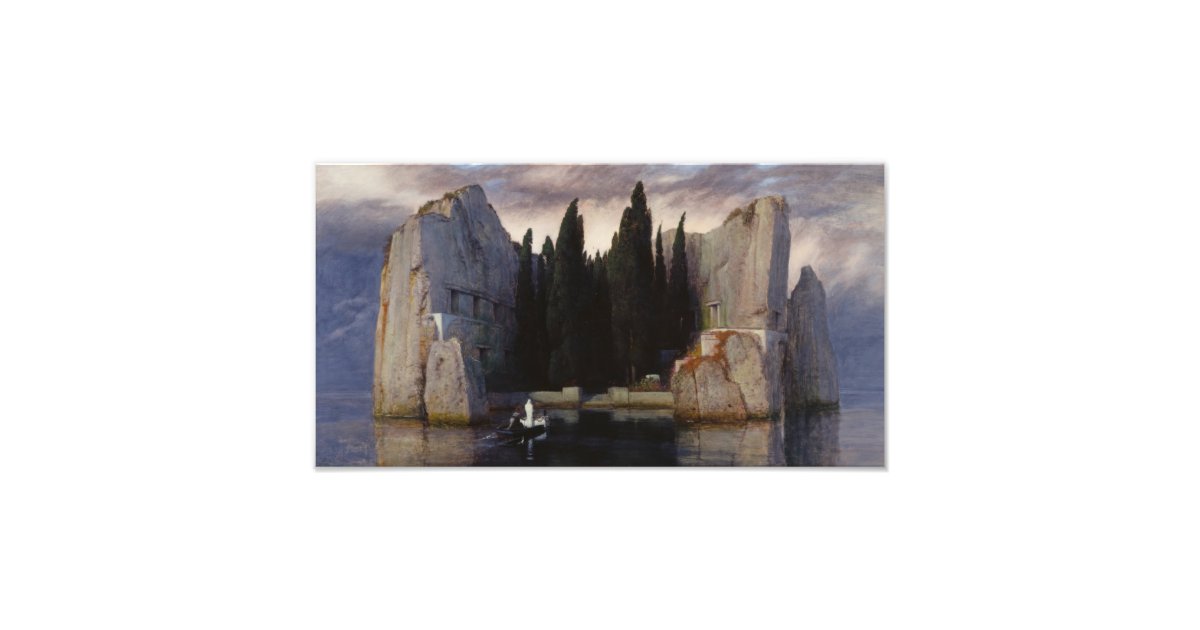 Impression d'art Arnold Böcklin L'île des morts - Poster en papier mat - France Impression d'art Arnold Böcklin L'île des morts - Poster en papier mat - France