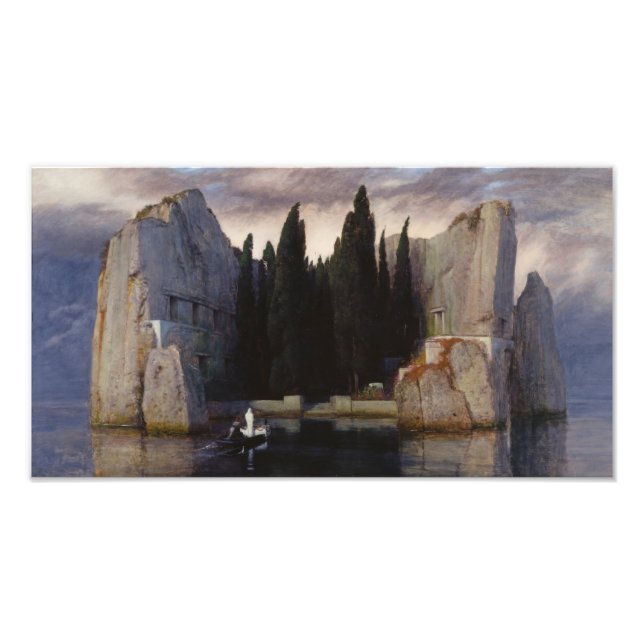 Impression Photo Arnold Böcklin - L'île des morts (Devant)