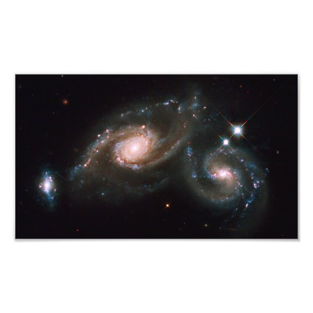 Impression Photo Arp 274 Galaxies Espace NASA (Devant)
