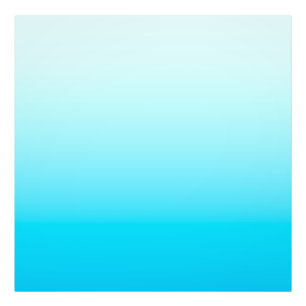 Impression Photo Arrière - plan Aqua blue ombre