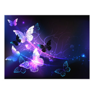 Impression Photo Arrière - plan avec papillons de nuit