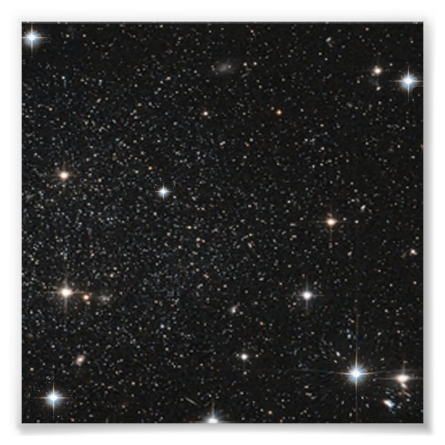 Impression Photo Arrière - plan - Ciel nocturne et étoiles (Devant)