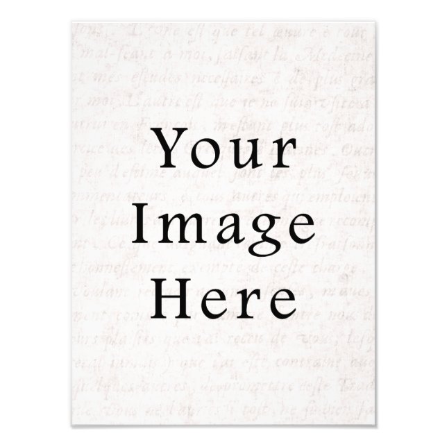 Impression Photo Arrière - plan de papier parchemin vintage de scri (Devant)