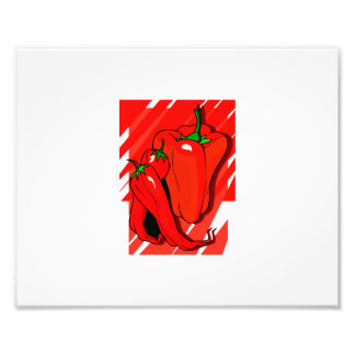 Impression Photo Arrière - plan rayé 3 poivrons rouge.png