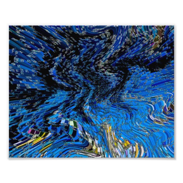 Impression Photo Art Abstrait 3D (Devant)