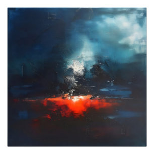 Impression Photo Art Abstrait magma