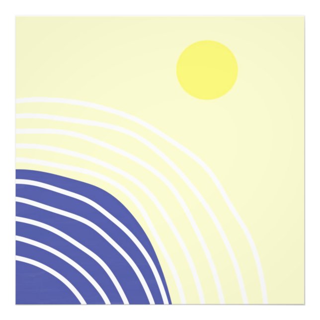 Impression Photo art abstrait moderne (Devant)