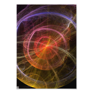 Impression Photo Art abstrait nouveau monde