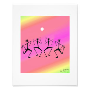 Impression Photo Art africain, Fête Arc-en-ciel