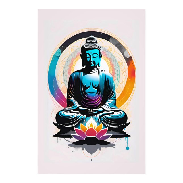 Impression Photo Art Bouddha Zen  (Devant)