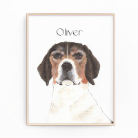 Art de Beagle personnalisé