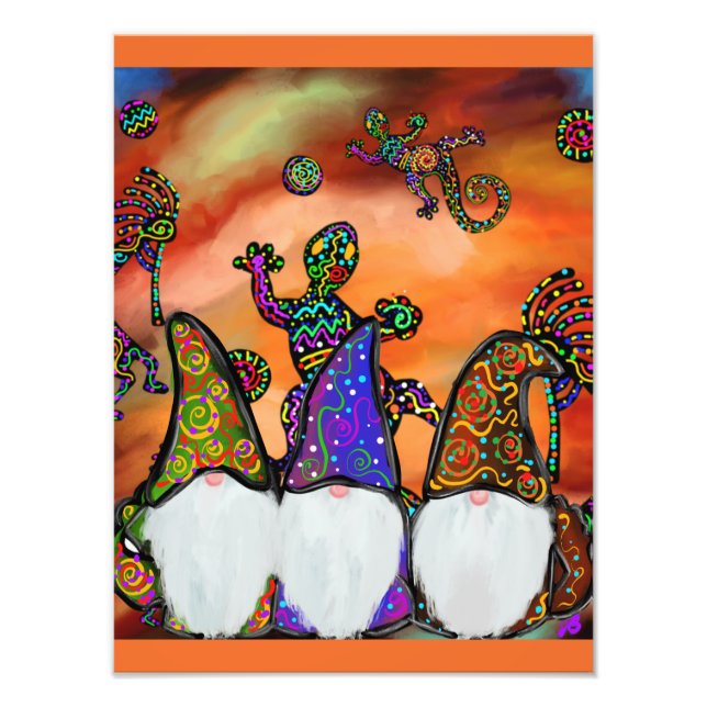 Impression Photo Art de gnome (Devant)