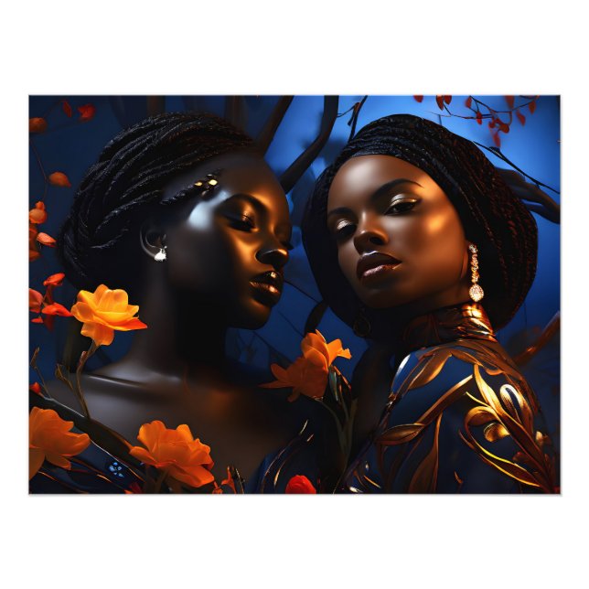 Impression Photo Art de la mode africain (Devant)
