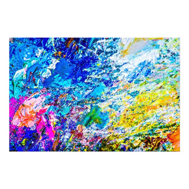 Impression Photo Art de la palette de couleurs (Devant)