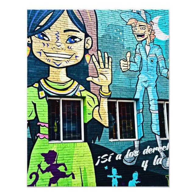 Impression Photo Art de rue à Bogota  (Devant)