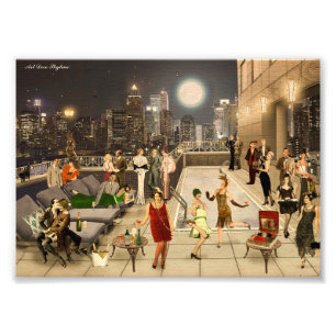 Impression Photo Art Déco Skyline