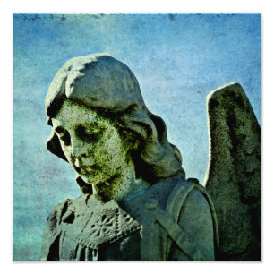 Impression Photo Art du cimetière des Anges Gardiens