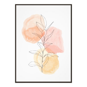 Impression Photo Art floral Abstrait