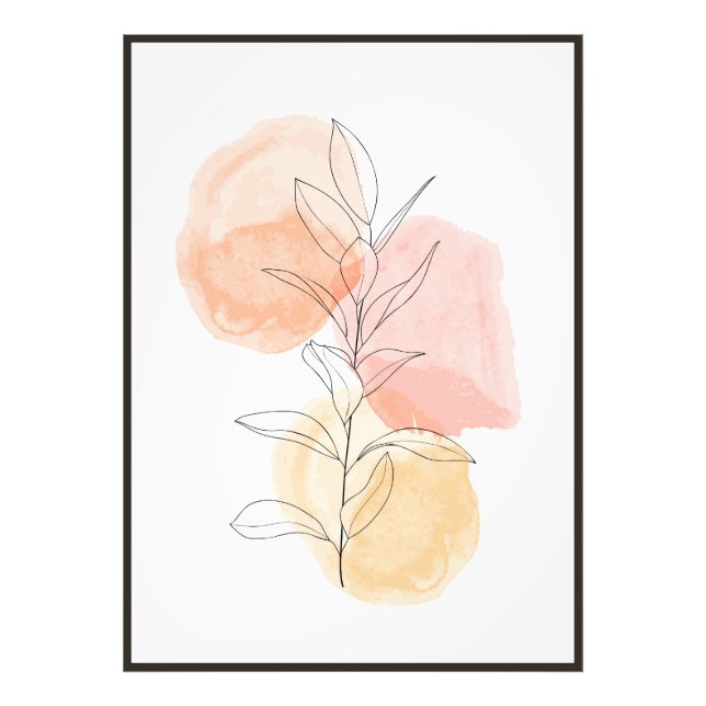 Impression Photo Art floral Abstrait (Devant)
