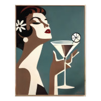 Art Moderne du Milieu du Siècle La DIva Martini