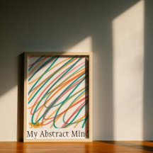 Art moderne et vibrant de scribble de mon esprit A