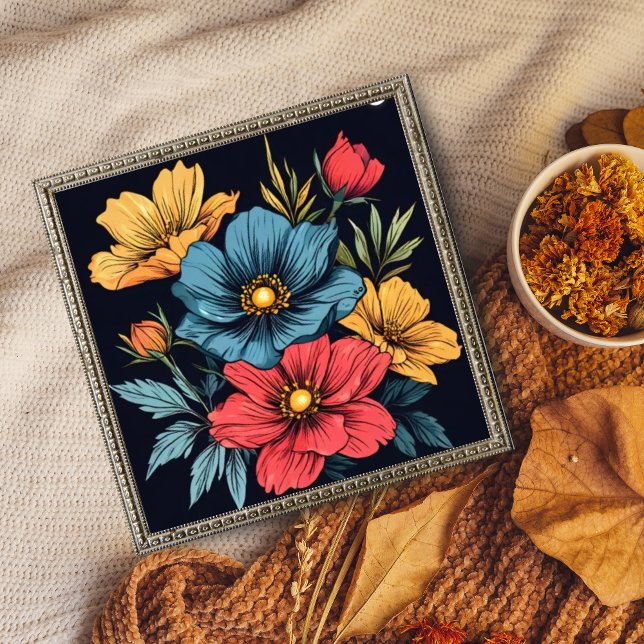 Impression Photo Art moderne floral mur : Audacieux et beau (Créateur téléchargé)