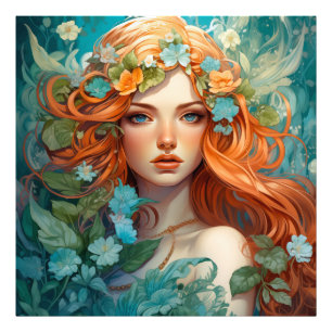 Impression Photo Art Nouveau Aos sí Fairy