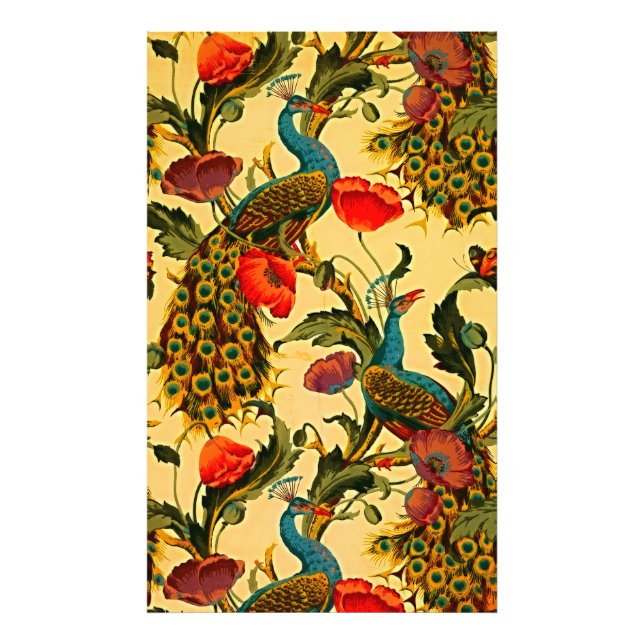 Impression Photo Art Nouveau Elégance : Sidewall, The Peacock, 1896 (Devant)