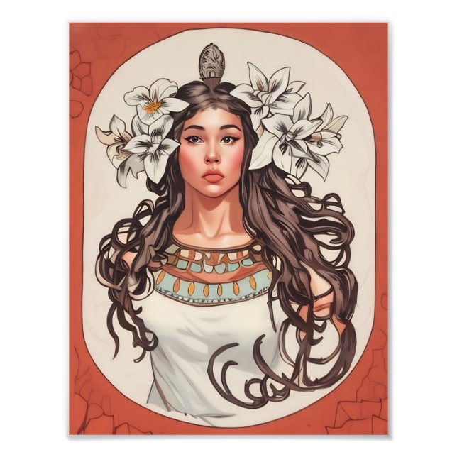 Impression Photo Art Nouveau La Princesse Lointaine Imprimer (Devant)