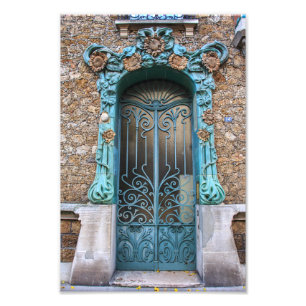 Impression Photo Art Nouveau Paris Porte Tournesols No 14 -